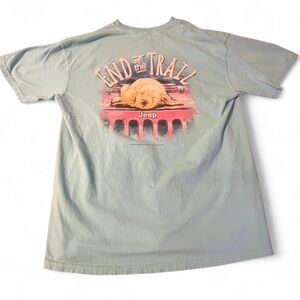 Jeep Gray Short Sleeve Tee with Graphic